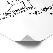 Het ziekenhuis heeft een asbest-ectomie nodig poster (Hoek)