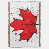 Het zielenblad van Canada Deken (Voorkant Verticaal)