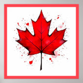 Het zielenblad van Canada Poster (Voorkant)
