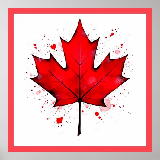 Het zielenblad van Canada Poster (Voorkant)