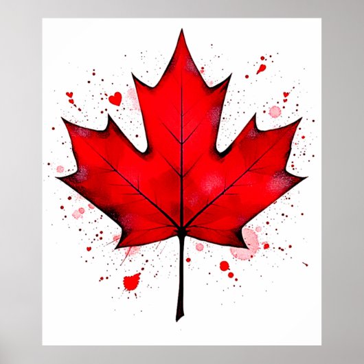 Het zielenblad van Canada Poster (Voorkant)