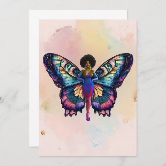 Het Zielvolle Vlinder Effect Kaart (Voorkant / Achterkant)