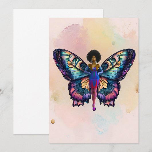 Het Zielvolle Vlindereffect Kaart (Voorkant / Achterkant)