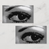 Het zien is Believerend/prachtig oog Visitekaartje (Voorkant / Achterkant)