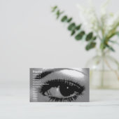 Het zien is Believerend/prachtig oog Visitekaartje (Staand voorkant)