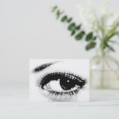 Het zien is Believerend/prachtig oog Visitekaartje (Staand voorkant)