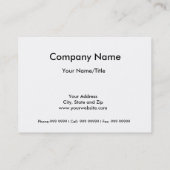 Het zien is Believerend/prachtig oog Visitekaartje (Achterkant)