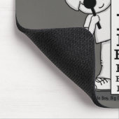 Het zien is het Believing-Oog Grafiek Muismat (Hoek)