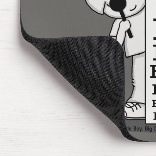 Het zien is het Believing-Oog Grafiek Muismat (Hoek)