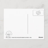 Het zien is het Believing-Ooggrafiek Briefkaart (Achterkant)