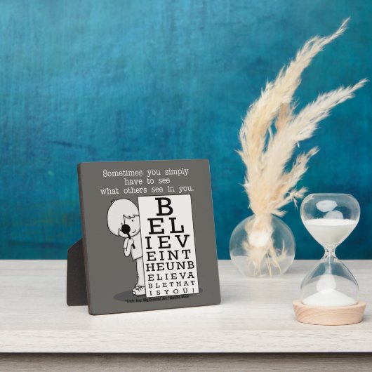 Het zien is het Believing-Ooggrafiek Fotoplaat (Insitu)