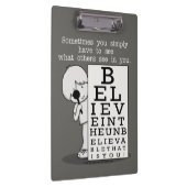 Het zien is het Believing-Ooggrafiek Klembord (Rechts)