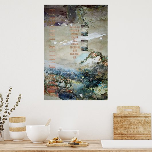 Het zien met het Poster van het Hart (Keuken)