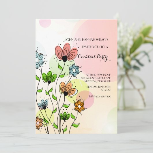 Het zien van de Uitnodiging van Spots (Staand voorkant)