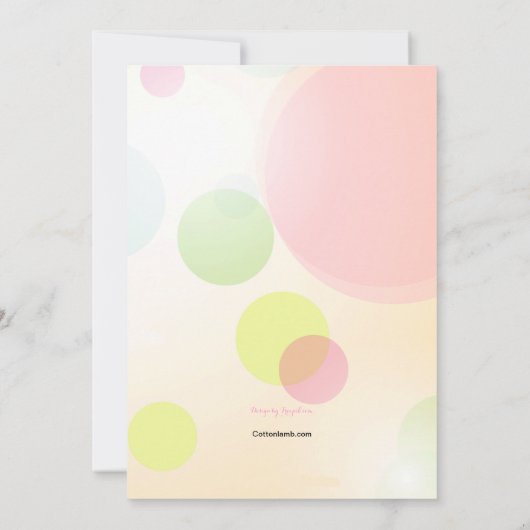 Het zien van de Uitnodiging van Spots (Achterkant)