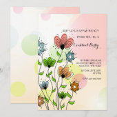 Het zien van de Uitnodiging van Spots (Voorkant / Achterkant)