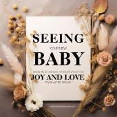 Het zien van uw nieuwe Baby Joy en Love Kaart