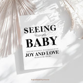 Het zien van uw nieuwe Baby Joy en Love Kaart