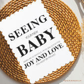 Het zien van uw nieuwe Baby Joy en Love Kaart