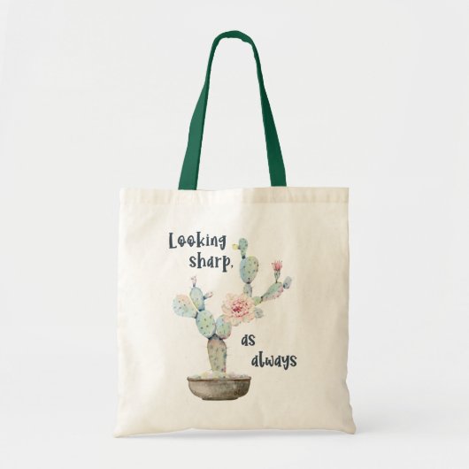 Het ziet er scherp uit! tote bag (Voorkant)
