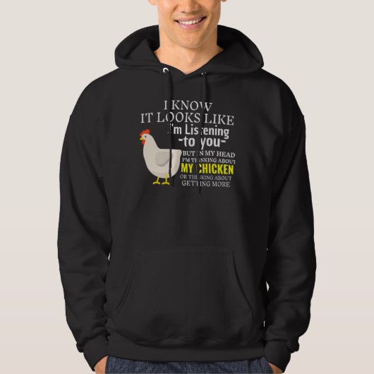 Het ziet ernaar uit dat ik naar jou luister. hoodie (Voorkant)