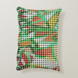 Het ziet eruit als een geweven mandje boven een fo accent kussen