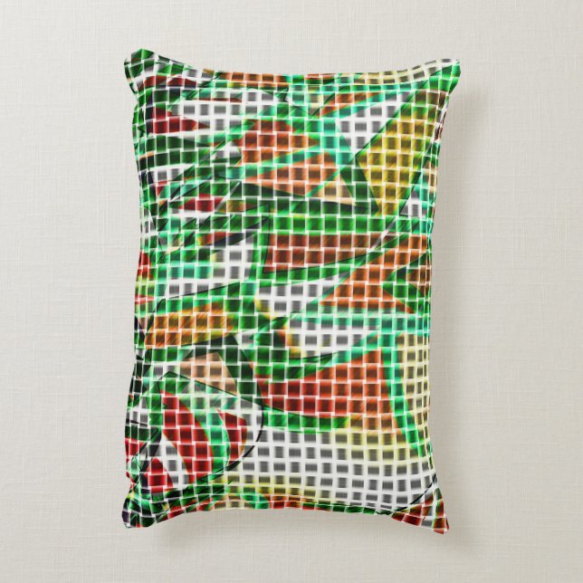 Het ziet eruit als een geweven mandje boven een fo accent kussen (Achterkant (Verticaal))