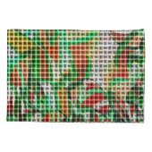 Het ziet eruit als een geweven mandje boven een fo kussensloop (Achterkant-Links)