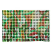 Het ziet eruit als een geweven mandje boven een fo kussensloop (Voorkant-Rechts)