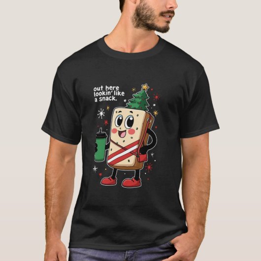 Het ziet eruit als een grappige kerstboom t-shirt (Voorkant)