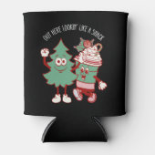 Het ziet eruit als een snack kerstboom taart blikjeskoeler (Voorkant)