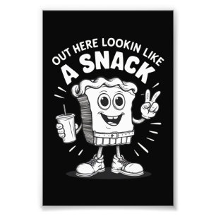 Het ziet eruit als een snack kerstboom taart foto afdruk