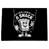 Het ziet eruit als een snack kerstboom taart groot cadeauzakje (Voorkant)