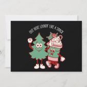 Het ziet eruit als een snack kerstboom taart kaart (Voorkant)