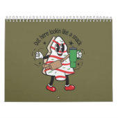 Het ziet eruit als een snack kerstboom taart kalender (Hoes)