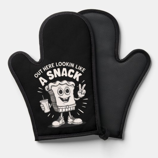 Het ziet eruit als een snack kerstboom taart ovenwant (Voorkant / Achterkant)