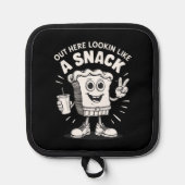 Het ziet eruit als een snack kerstboom taart pannenlap (Voorkant)