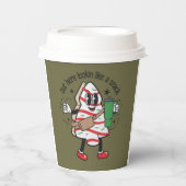 Het ziet eruit als een snack kerstboom taart papieren bekers (Voorkant)