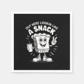 Het ziet eruit als een snack kerstboom taart servet (Voorkant)