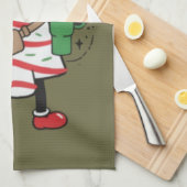 Het ziet eruit als een snack kerstboom taart theedoek (Quarter Fold)