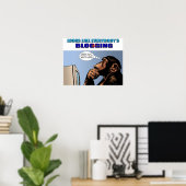 Het ziet eruit als het Bloggen Poster van iedereen (Thuiskantoor)