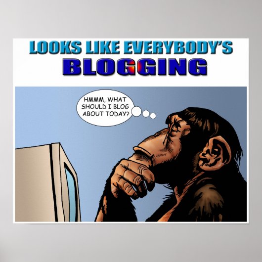 Het ziet eruit als het Bloggen Poster van iedereen (Voorkant)