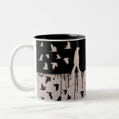 Het ziet terug koffie mok (Links)