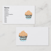 Het zijn 60 is Zoete T-shirts en Giften Visitekaartje (Voorkant / Achterkant)