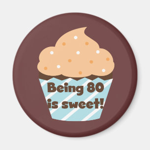 Het zijn 80 is de de Zoete T-shirts en Giften van Magneet