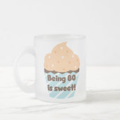 Het zijn 80 is Sweet Birthday T-shirts en Gifts Matglas Koffiemok (Links)