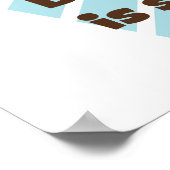 Het zijn 80 is Sweet Birthday T-shirts en Gifts Poster (Hoek)