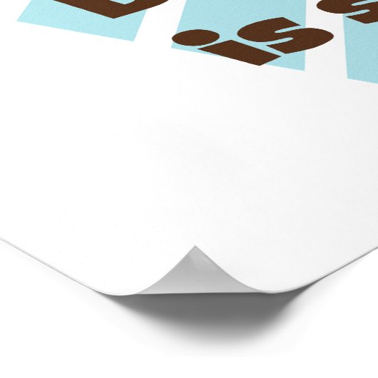 Het zijn 80 is Sweet Birthday T-shirts en Gifts Poster (Hoek)