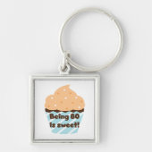 Het zijn 80 is Sweet Birthday T-shirts en Gifts Sleutelhanger (Voorkant)
