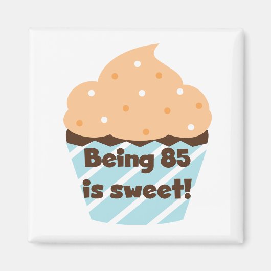 Het zijn 85 is Sweet Birthday T-shirts en Gifts Magneet (Voorkant)
